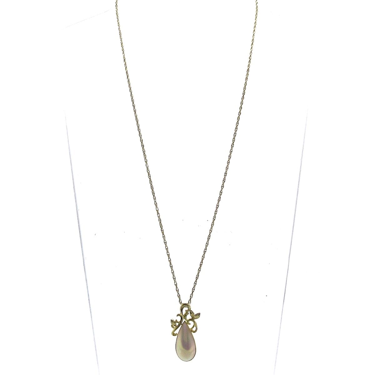 田崎真珠/TASAKI(タサキシンジュ) ネックレス美品 - K18YG 田崎真珠/TASAKI(タサキシンジュ) ネックレス美品 - K18YG
