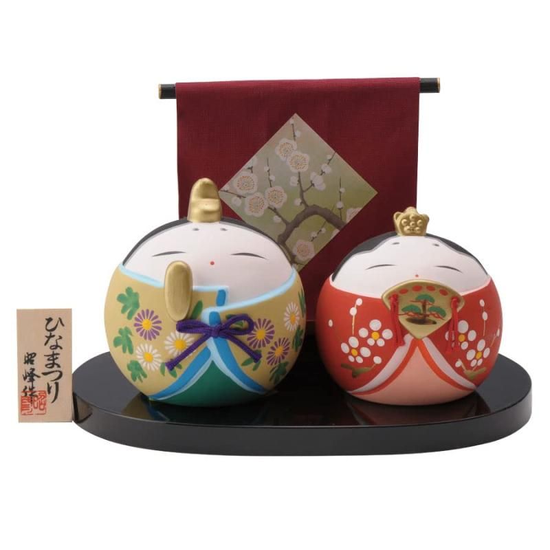 作家 陶器 雛人形セット 瀬戸陶芸社 ひな人形 雛人形 コンパクト セット 華まろ雛 陶器