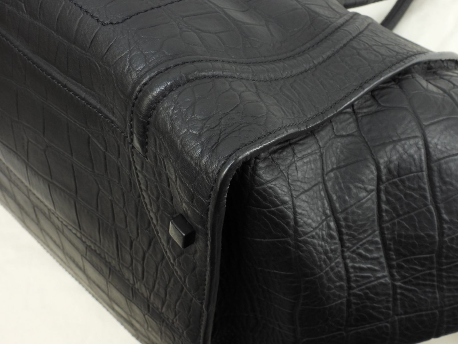 ✨美品✨CELINE セリーヌ ラゲージ ファントム クロコ型押し ✨美品✨CELINE セリーヌ ラゲージ ファントム クロコ型押し