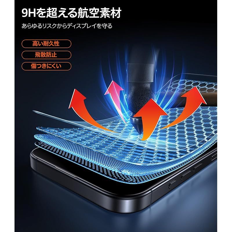 TORRAS iPhone 17 Pro Max 用ガラスフィルム【ARアンチグレア反射防止