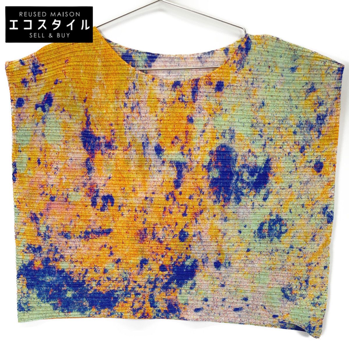 PLEATS PLEASE プリーツプリーズ 22AW PP23JK681 ｵﾚﾝｼﾞ SPLASH SPREAD カットソー 3
