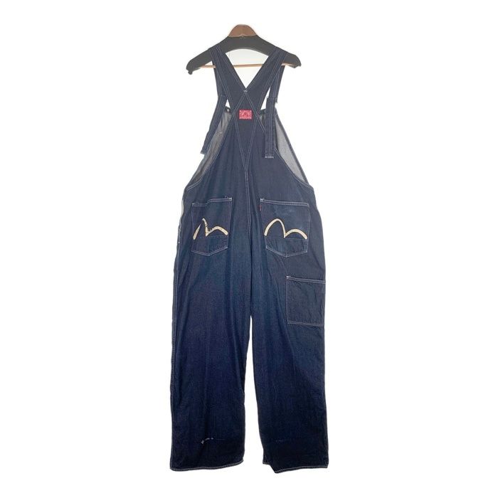 EVISU エヴィス ダブルニーデニムオーバーオール インディゴ