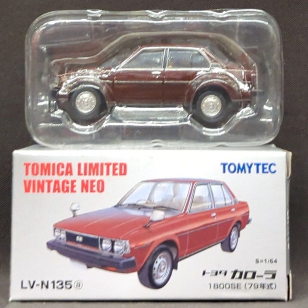 トミーテック TOMICA LIMITED VINTAGE NEO トヨタ カローラ 1800SE(79年式)(茶) LV-N135a