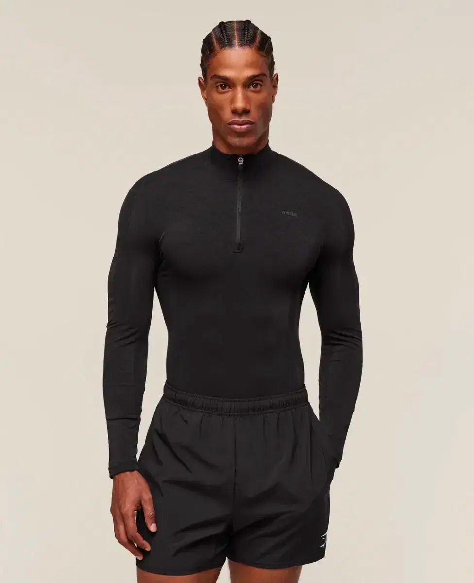 ジムシャーク EVERYWEAR WARP KNIT 1 4 ZIP L サイズ