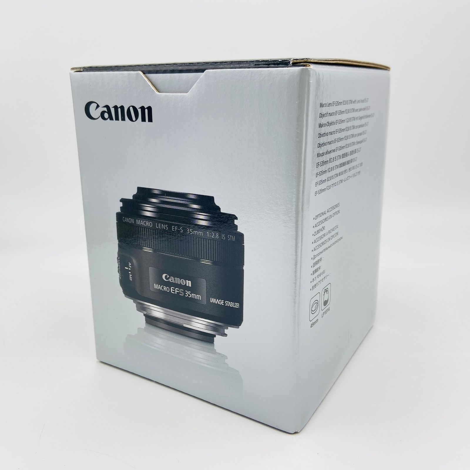 美品 Canon MACRO LENS EF-S 35mm F2.8 IS STM EF-Sマウント【C4431-60 