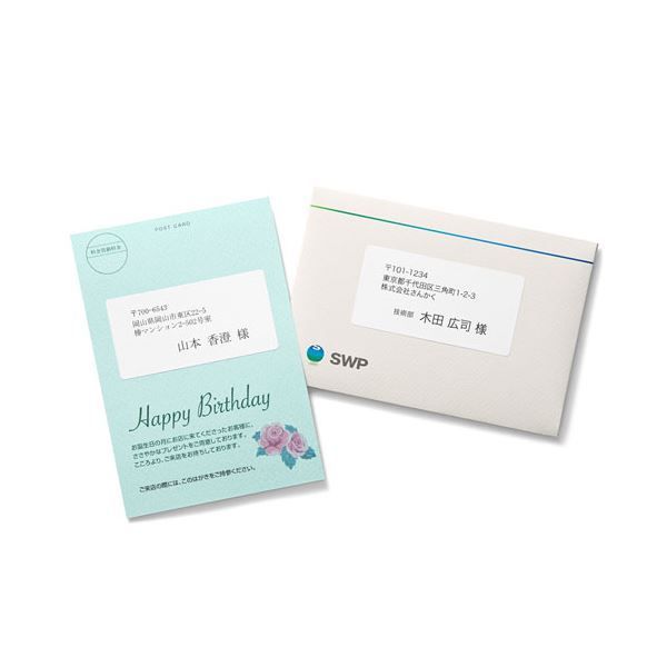 【5個セット】 サンワサプライ インクジェットプリンタ用宛名ラベル JP-TA1