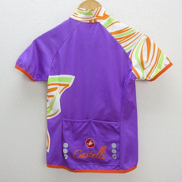 【美品/新品未使用】カステリ　半袖サイクルジャージ/レディース X☆ カステリ/CASTELLI ウィメンズ 半袖サイクリングジャージ