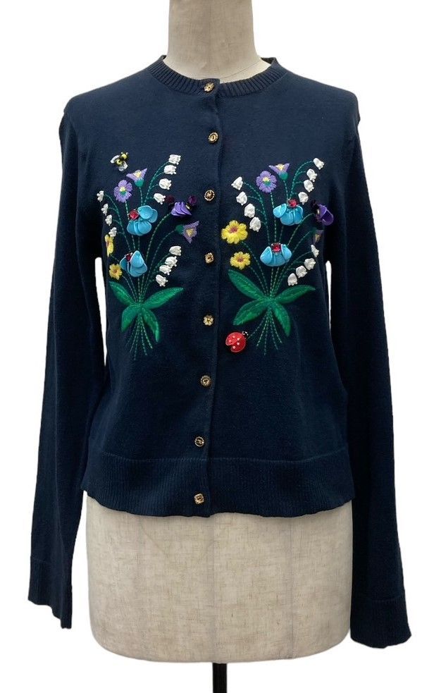 ミュベール すずらん　カーディガン MUVEIL すずらん カーディガン 38 - メルカリ