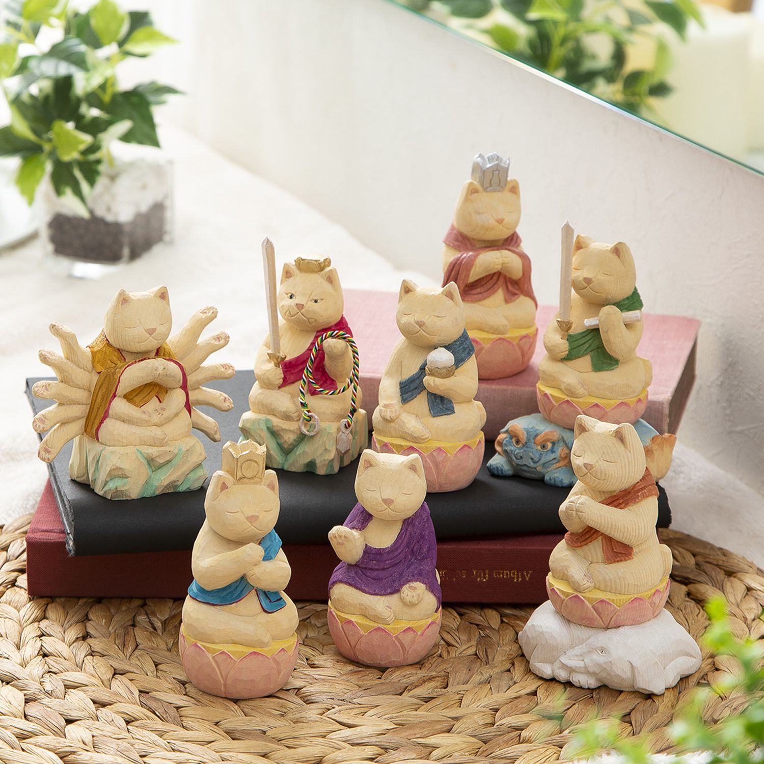 【激安】! メーカー直送 猫buddha ニャンブッダ 十二支御守り本尊 大日如来 未 申‐ひつじ ヒツジ 羊 サル さる 猿 干支 十二支 猫仏 にゃんぶった 仏屋さかい たまふり屋 MORITA 猫の仏像 置物 猫 ねこ ネコ 仏像 T00542