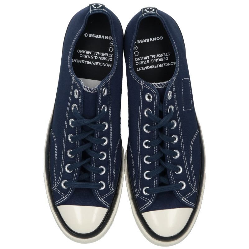 MONCLER/FRAGMENT ネイビー スニーカー モンクレール ×フラグメントデザイン fragment design
