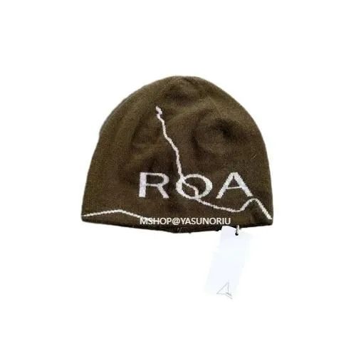 ROA HIKING 24SS LOGO BEANIE DARK GREEN - メルカリ