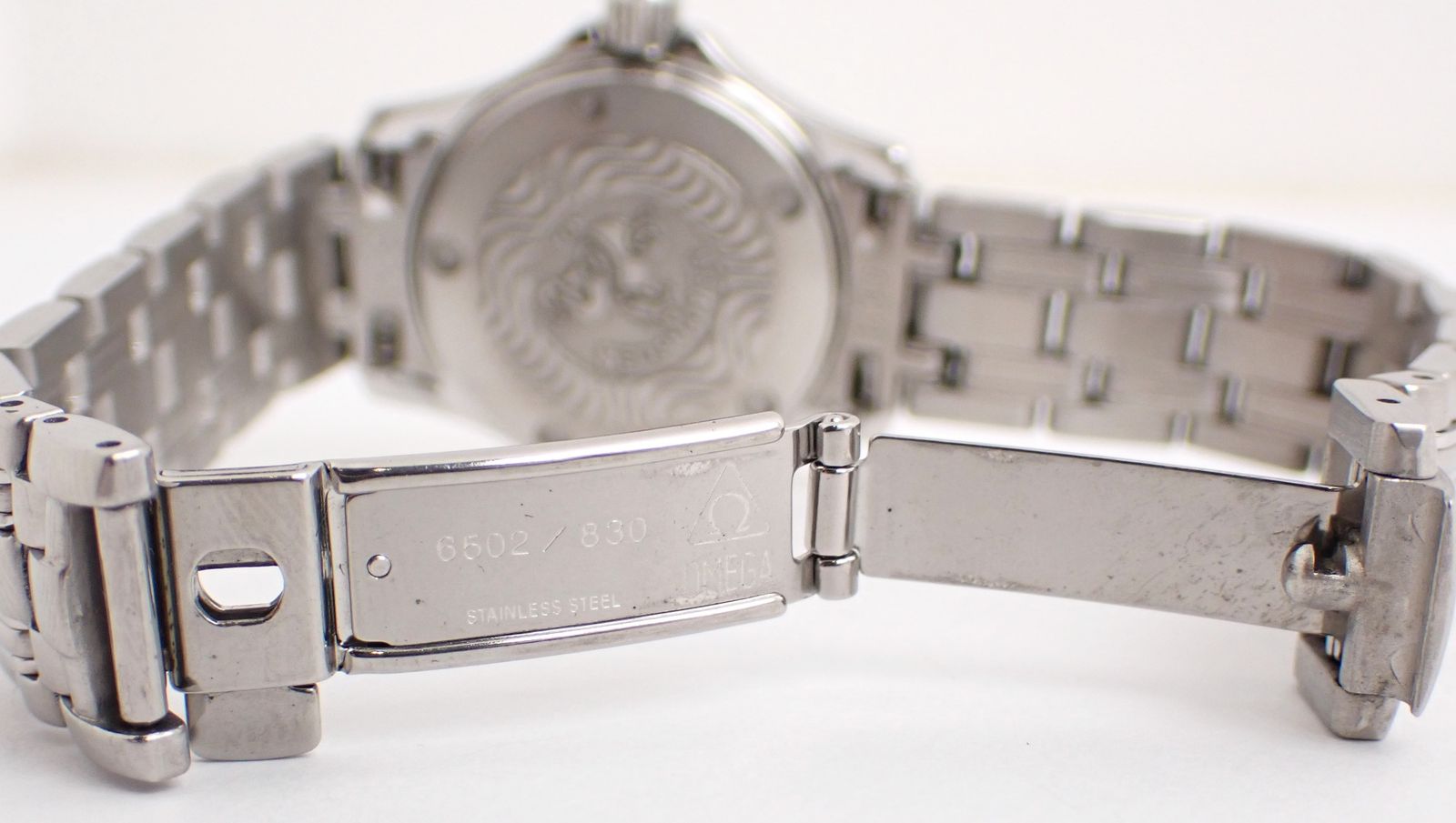 磨き済み OMEGA(オメガ) シーマスター シェル文字盤 2581.7 SS QZ  