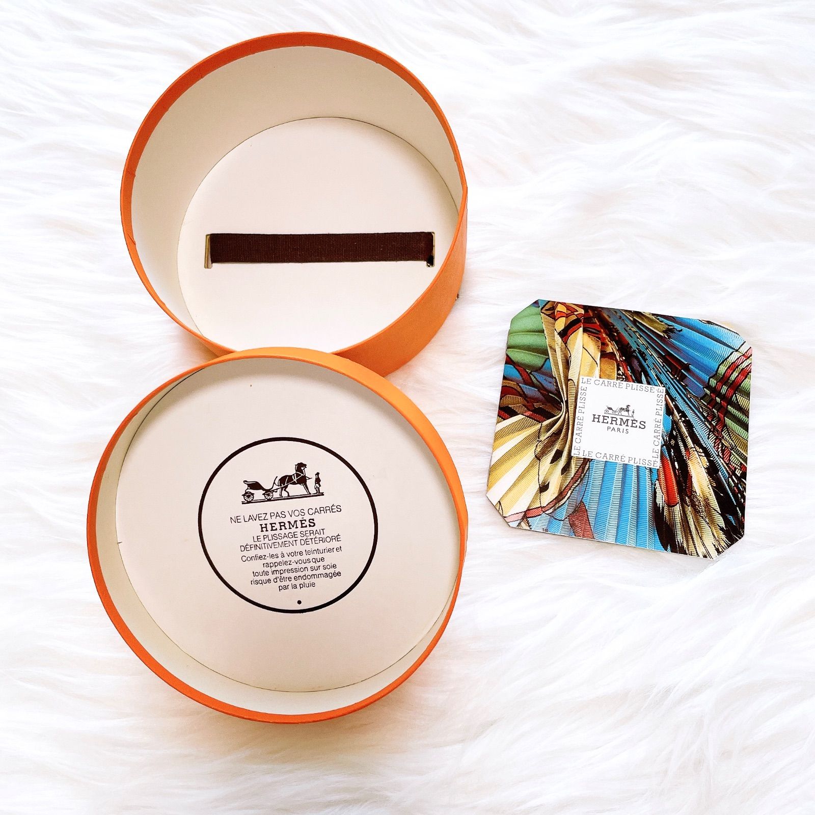 エルメス プリーツスカーフ カレ90 Jardin Creole クレオルの楽園