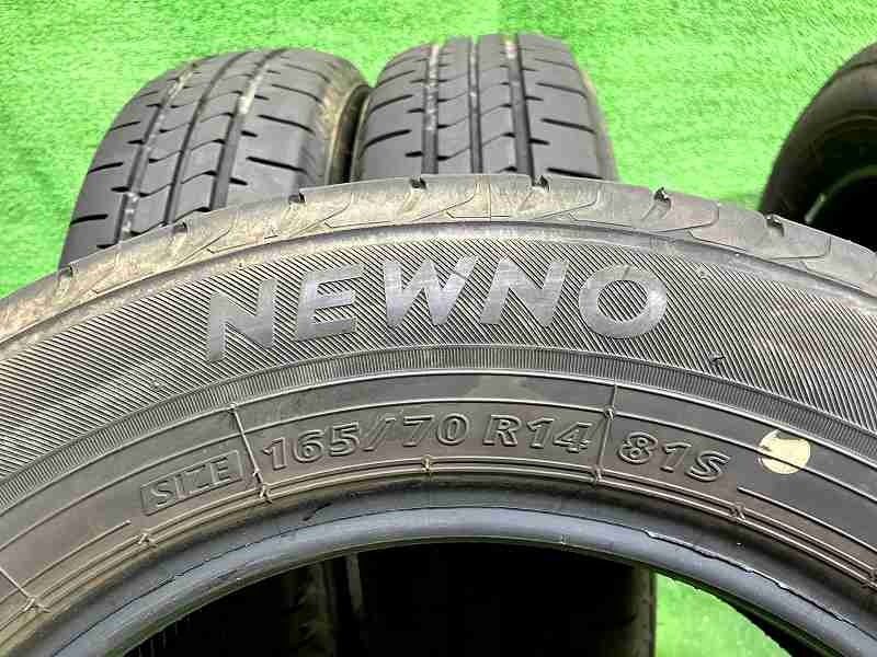中古】 BRIDGESTONE サマー ブリヂストン ニューノ 165/70R14 4本 4  