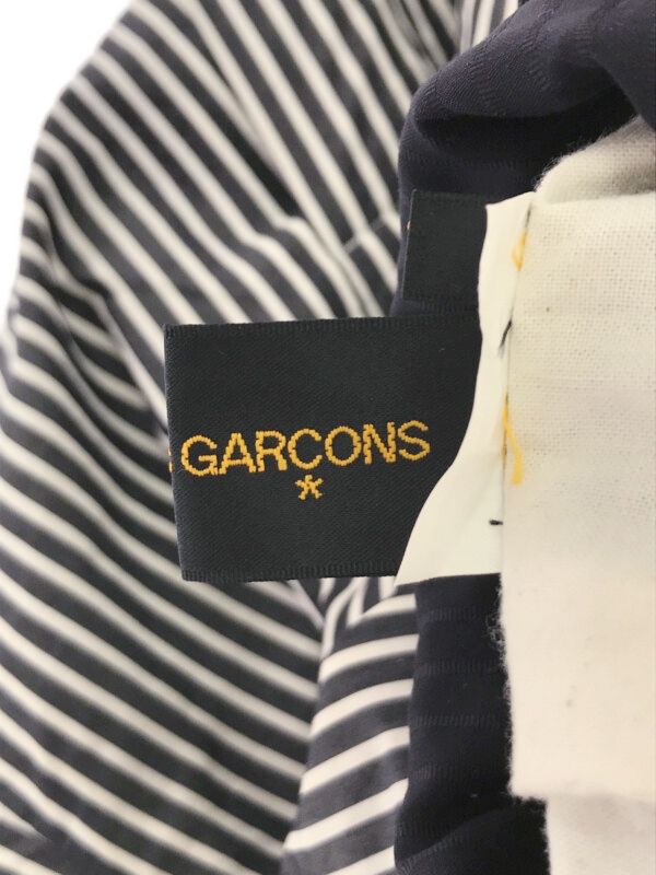 COMME des GARCONS - COMME des GARCONS コムデギャルソン 11SS レイヤードストライプテーラードジャケット ネイビー系×ホワイト XS COMME des GARCONS コムデギャルソン 11SS レイヤードストライプ