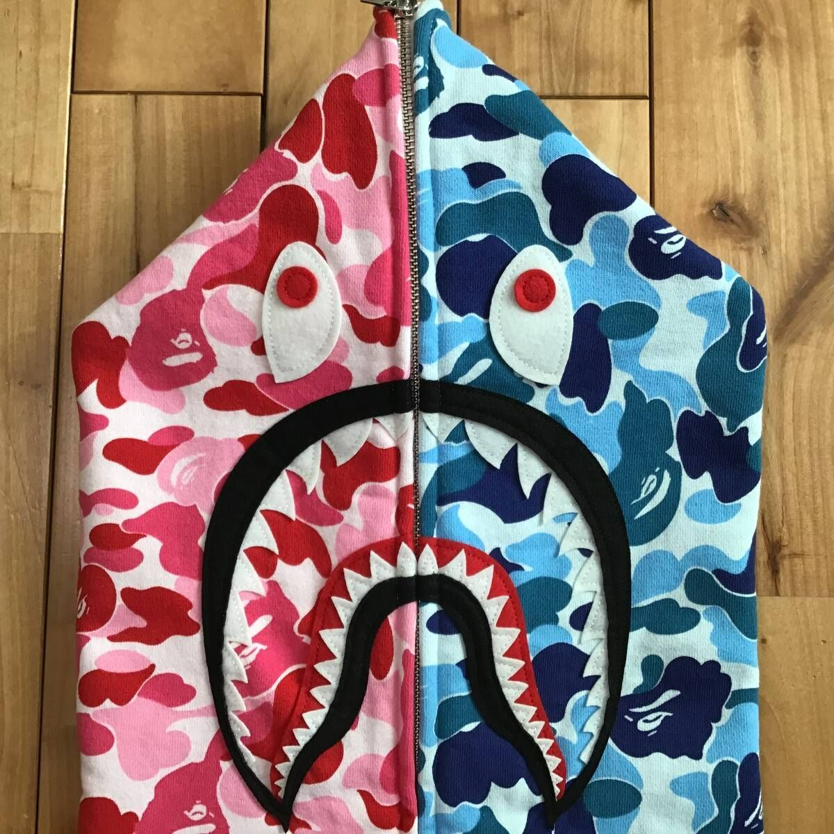 ☆美品☆ 3XL Separate shark full zip hoodie a bathing ape BAPE ABC