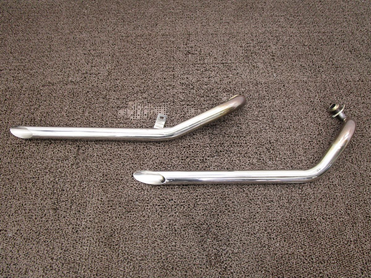 ドラッグスター250 社外 スラッシュカット マフラー □A7278 VG02J カスタム素材に ヤマハ G604E DragStar キャブ車