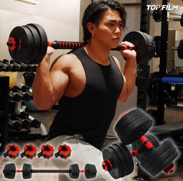 ダンベル 可変式　20キロ2個セット　バーベル　筋トレ　40キロ ダンベル 可変式 20kg 可変式ダンベル 2個セット 多機能 40kg 40