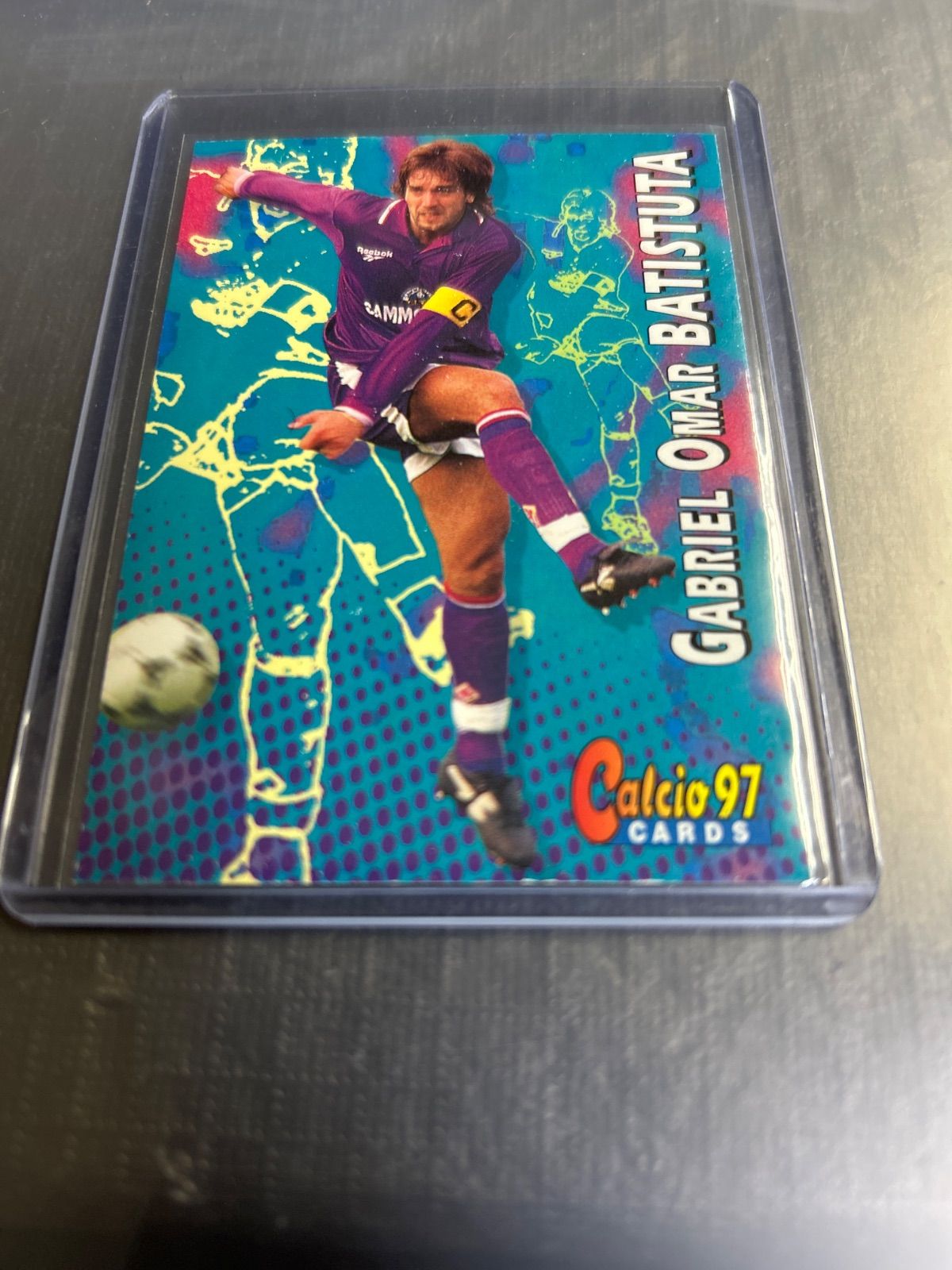 Carte Panini Calcio 1995-96 #93 Gabriel Batistuta Fiorentina, Originale Italienne