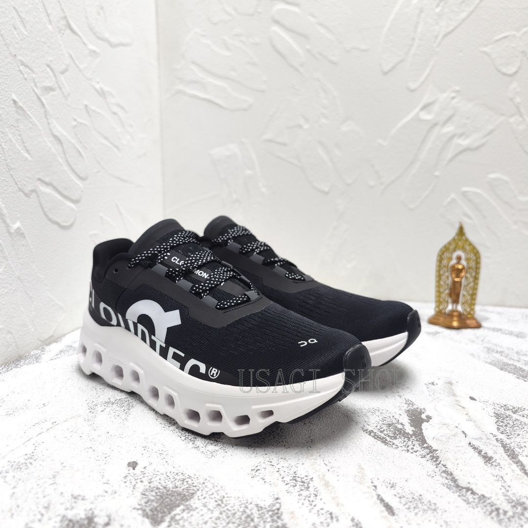 On Cloudmonster ブラック ランニングシューズ22,5新品 メンズ Cloudmonster | ブラック | On 日本