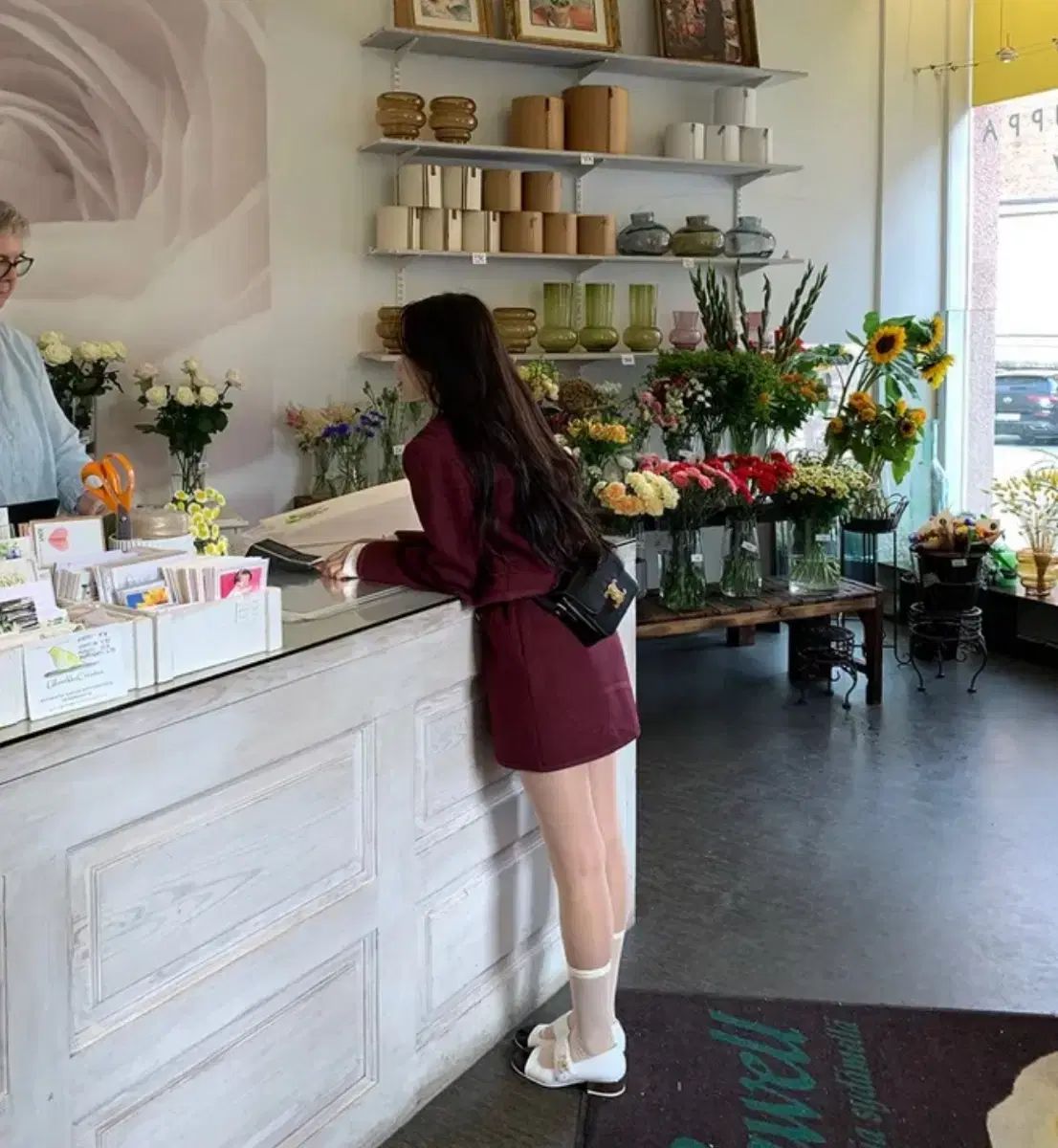 Young - Rich mine tweed setup ツイード セットアップ- wine