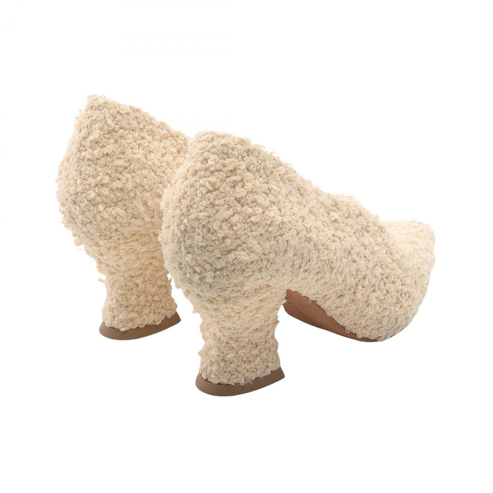 BOTTEGA VENETA ボッテガヴェネタ ボア パンプス