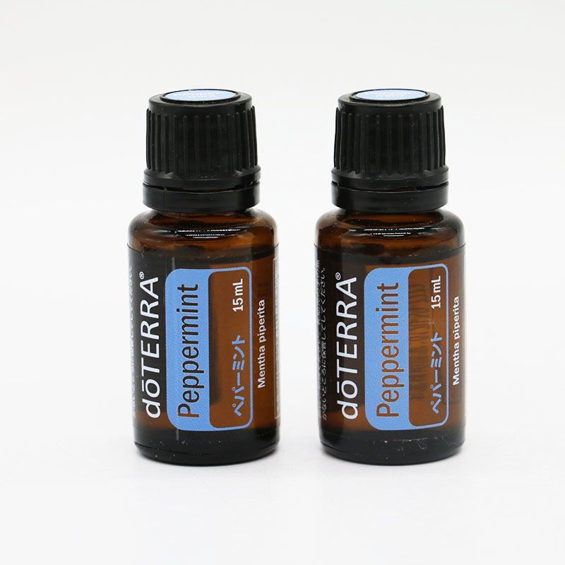新品未開封 doTERRA ドテラ ペパーミント 15ml 2個セット 期限