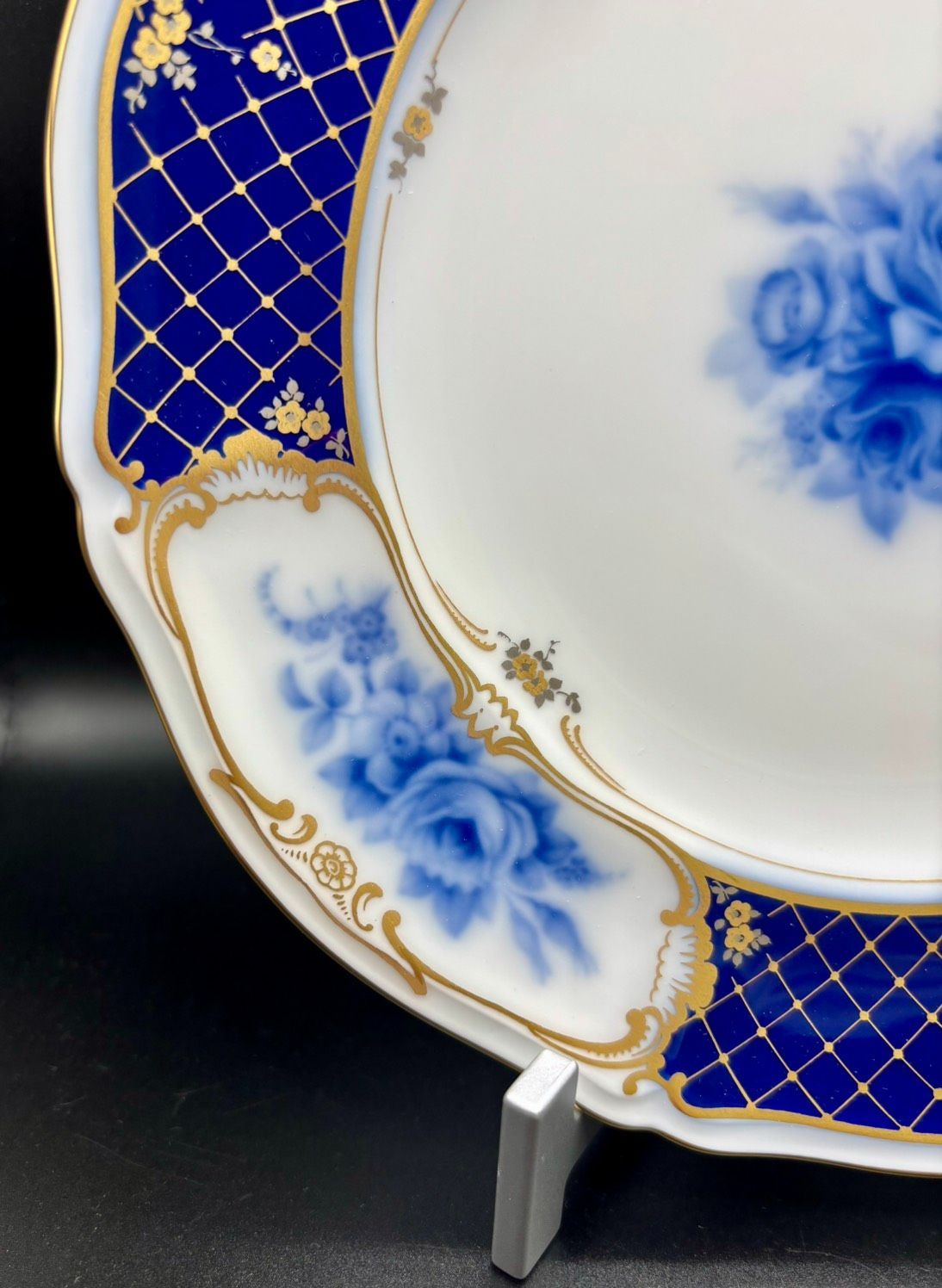 大倉陶園 ブルーインペリアル デザートプレート