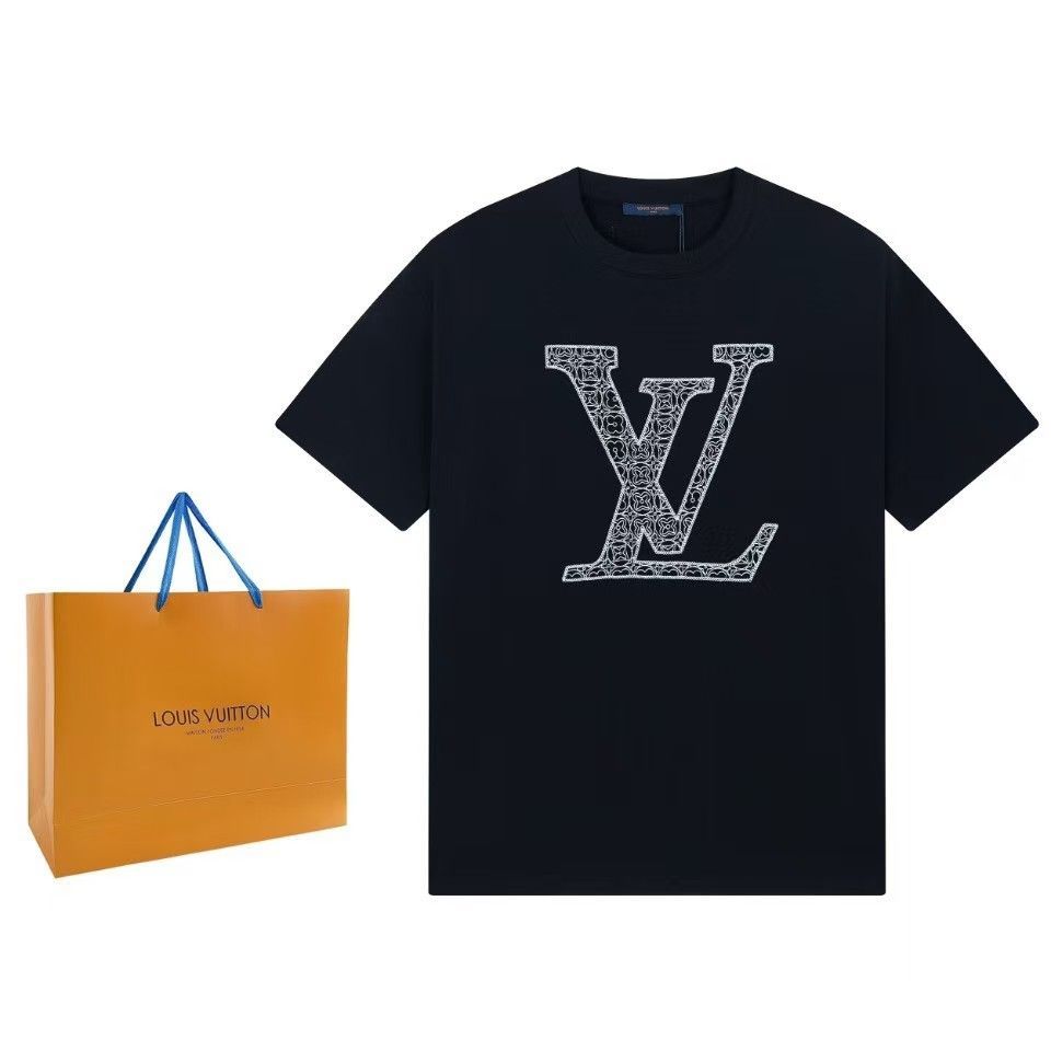 LOUIS VUITTON NBAコラボ LVロゴTシャツ Lサイズ ブラック - メルカリ