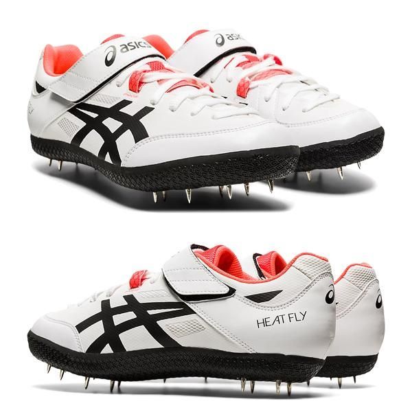 新品未使用アシックスヒートフライ陸上競技用走り高跳び槍投げ専用スパイク ASICS 陸上スパイク アシックス asics ヒートフライ2シューズ袋