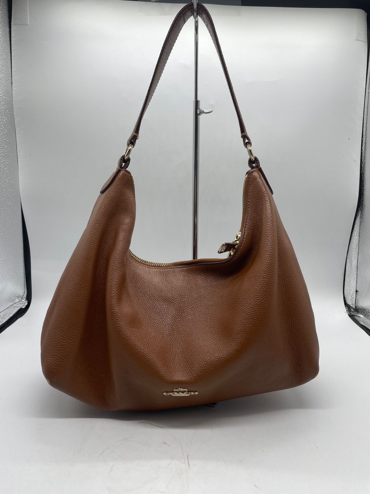 希少✨COACH ワンショルダーバッグ 肩掛け パッチワーク レザー ブラウン COACH コーチ ワンショルダーバッグ ブラウン レザー - メルカリ