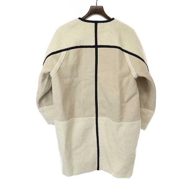 nagonstansナゴンスタンス20AWフェイクムートンボアコートアイボリー系