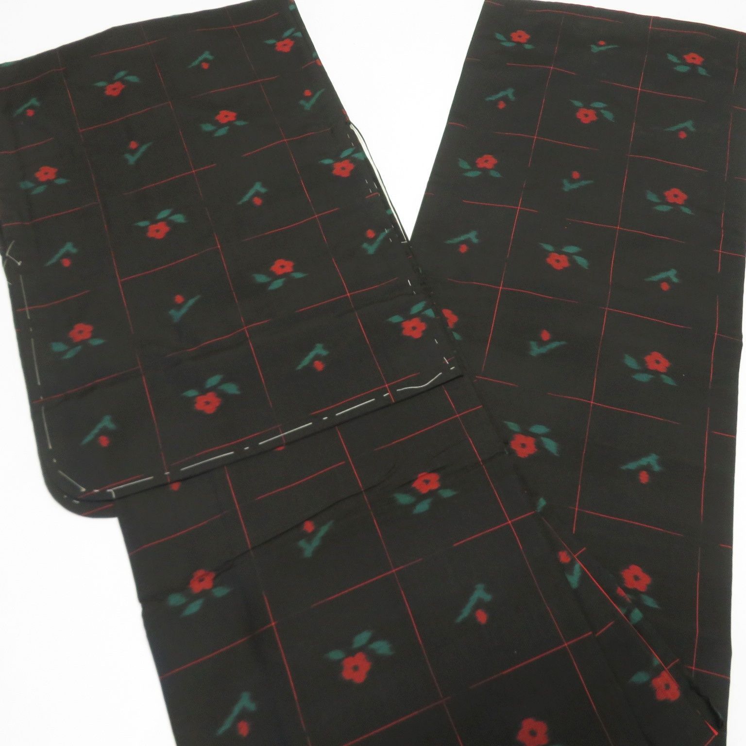 THELES様確認用 S1 着物 正絹 大島紬 まとめ売り 5点 イチゴの