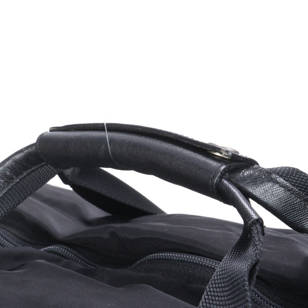 美品 プラダ テスート ナイロン トライアングルロゴ ボストン バッグ  