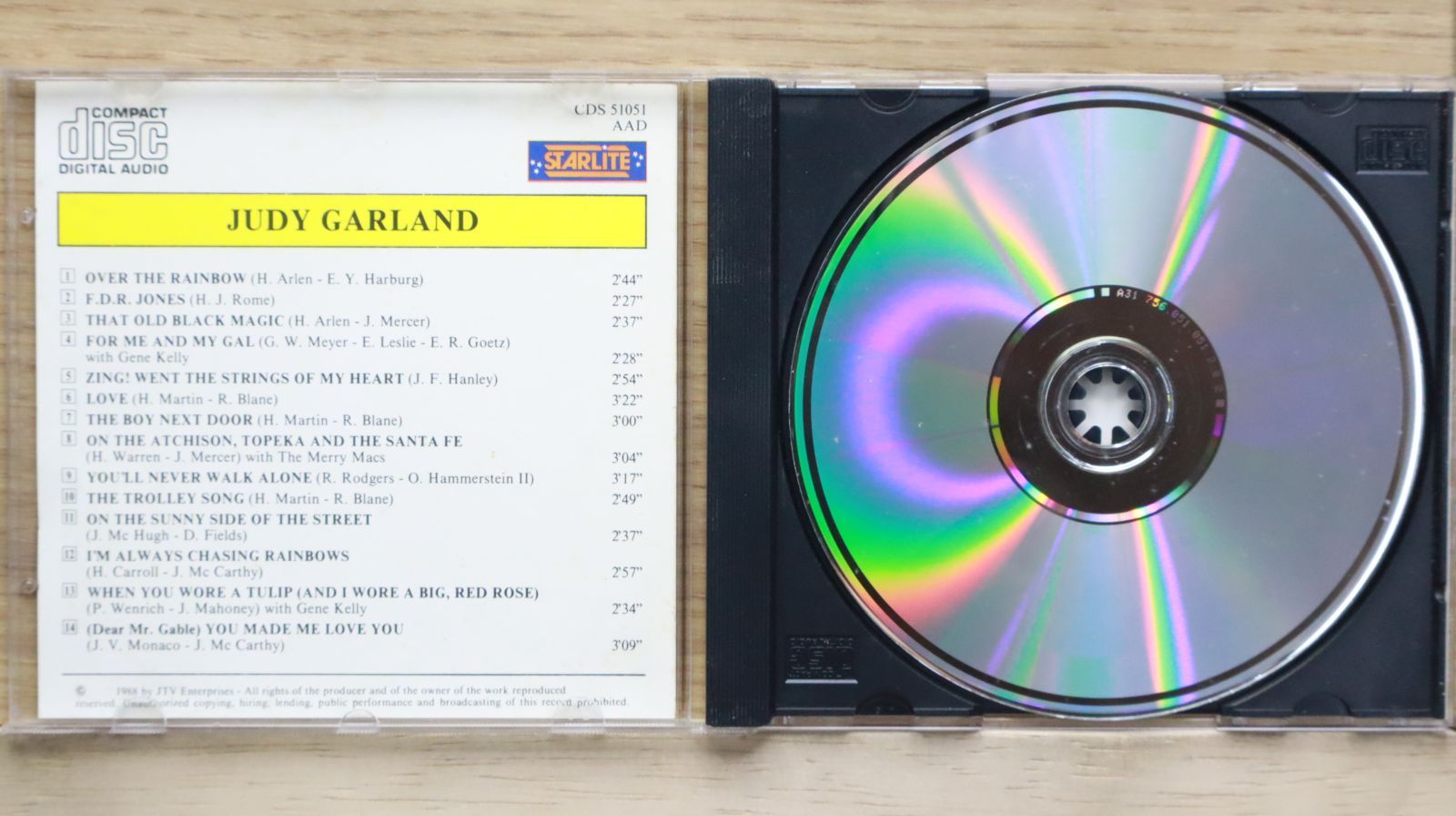 中古CD☆ジュディ・ガーランド/Judy Garland□ Over The Rainbow
