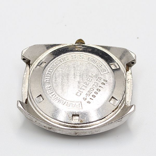 シチズン セブンスター 23石 4-520173 AT/自動巻 黒文字盤 デイデイト