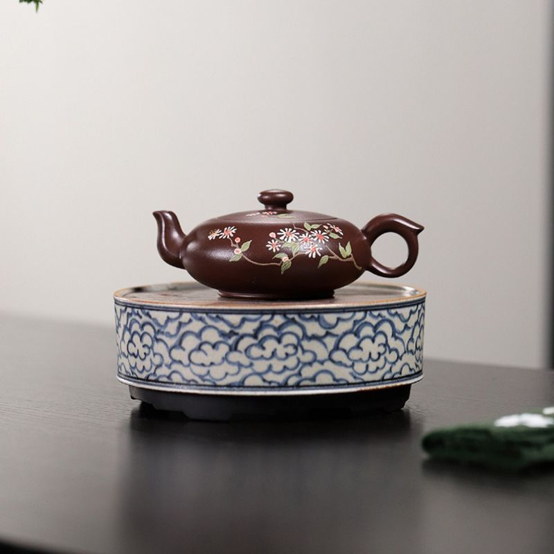 【送料関税無料】 紫砂壺 急須 茶壷 ティーポット 唐物紫泥急須 紫砂茶器 常滑焼 工芸品