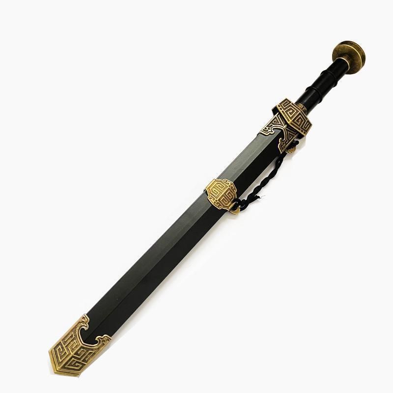 ⭐希少品⭐ 高級模造刀「秦皇剣」始皇帝佩剣 中華歴史 模擬刀 鑑賞用 秦の 始皇帝 剣 全長 42cm / ミニチュア フィギュア コレクター