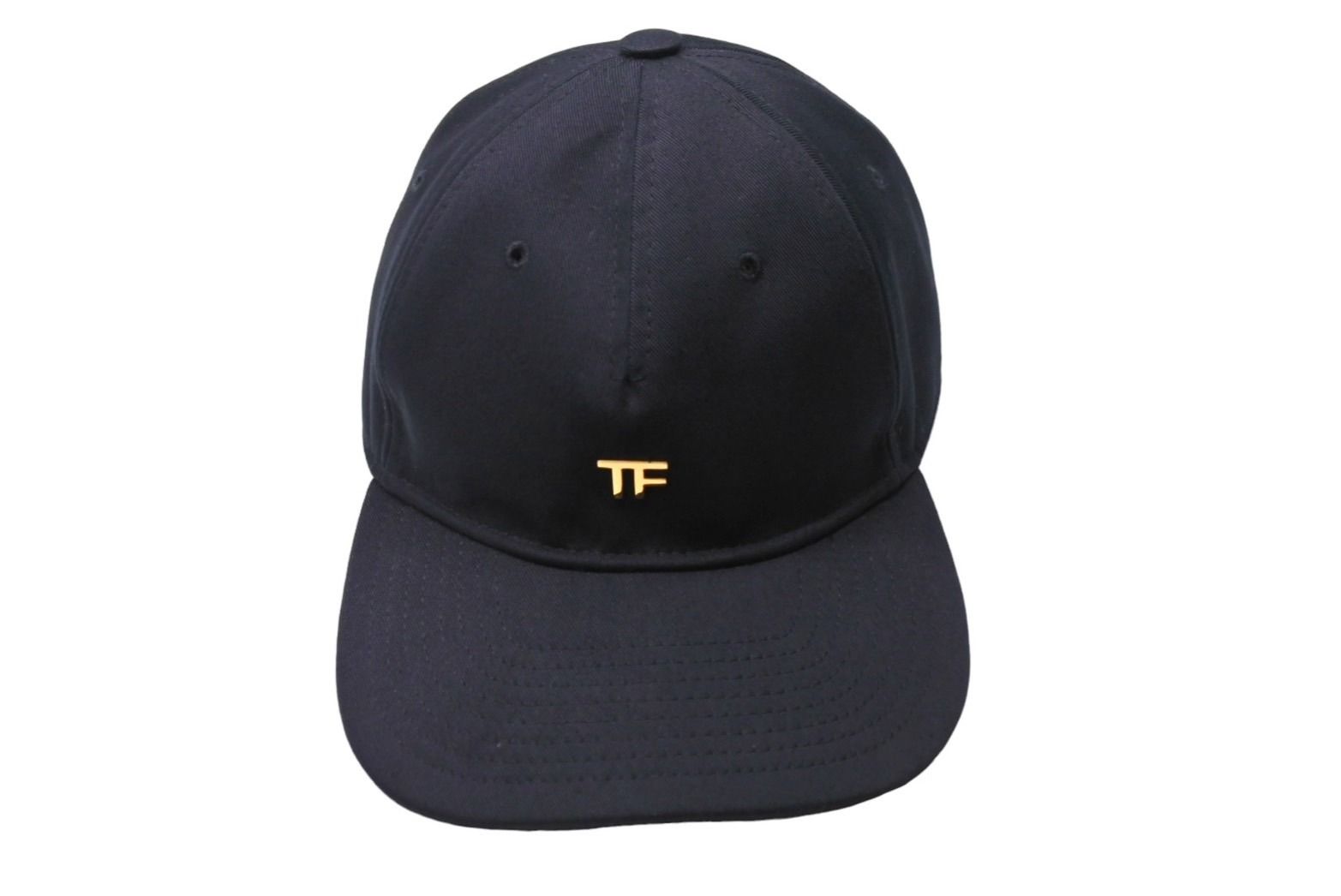 TOM FORD TFゴールドロゴ付きベースボールキャップ黒 TOM FORD Men's TF-Logo Baseball Cap | Neiman Marcus
