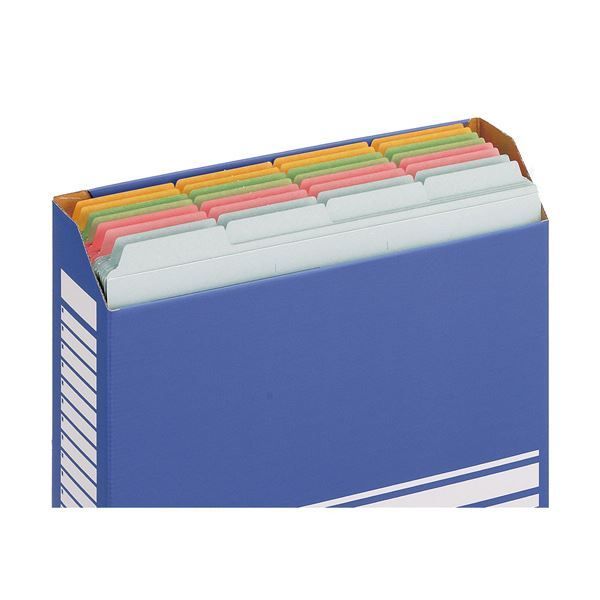 まとめ TANOSEE カットフォルダー4山A4 グリーン 1セット 40冊 4冊×10パック ×3セット