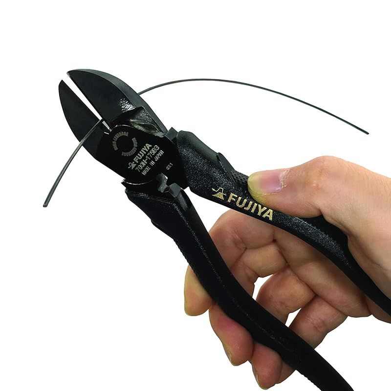 ふてこやにこ Amazon | フジ矢 ハイパワーニッパ(簡易圧着付) 175mm 偏芯テコ設計で