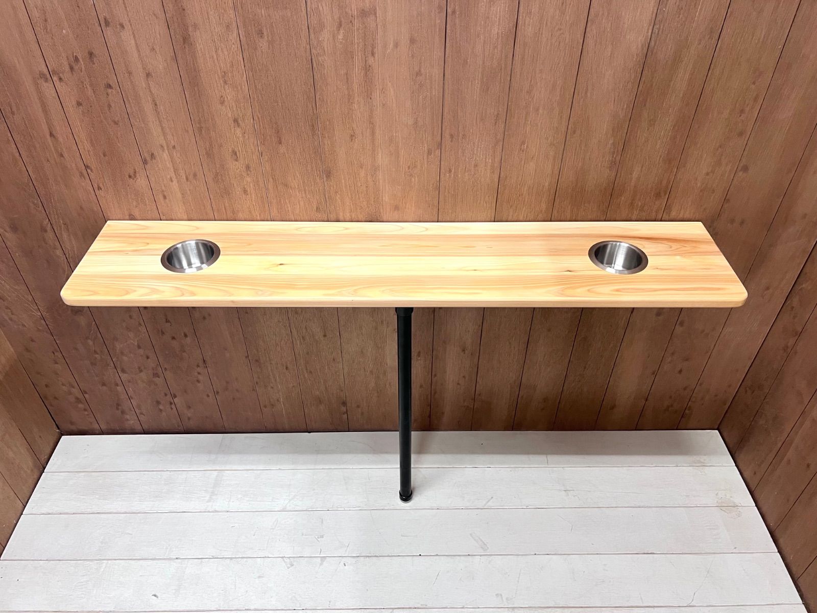 競争力のある 一点商品 ハイエースバン セカンドテーブル S-ＧL DX兼用 ひのき オイル塗装 クリア ワンオフ ハンドメイド 自由自在な