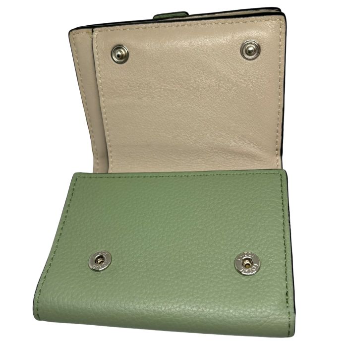 LOEWE ロエベ トライフォールド ウォレット 三つ折り財布 ローズマリー 
