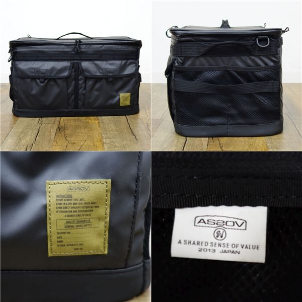 アッソブ AS2OV コンテナボックス Lサイズ ブラック キャンプ ギア アウ OLIVEOS_COM_TR