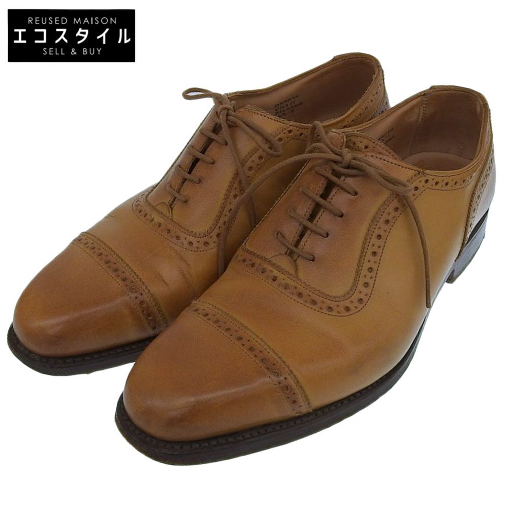 Tricker s トリッカーズ Tricker s トリッカーズ レザー ストレートチップ ドレス シューズ ビジネスシューズ メンズ ライトブラウン 6 1|2 6143 6 1|2