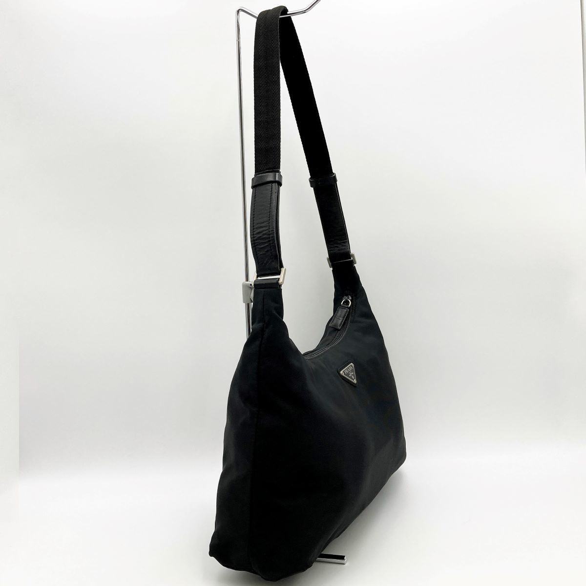 美品 PRADA プラダ ショルダーバッグ ホーボー バッグ 肩掛け