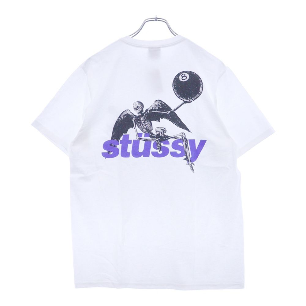 STUSSY (ステューシー) Apocalypse Tee アポカリプス プリント半袖 Tシャツ カットソー ホワイト