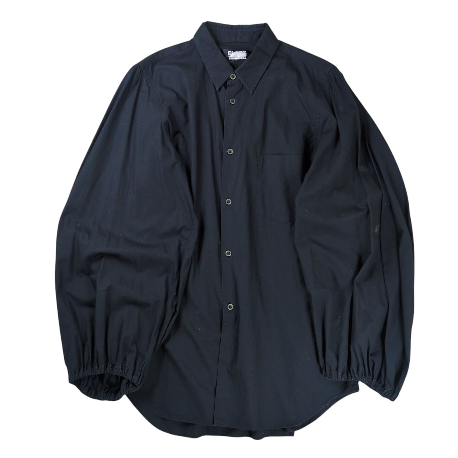 BLACK COMME des GARCONS 2018AW Balloon Sleeve Big Shirt