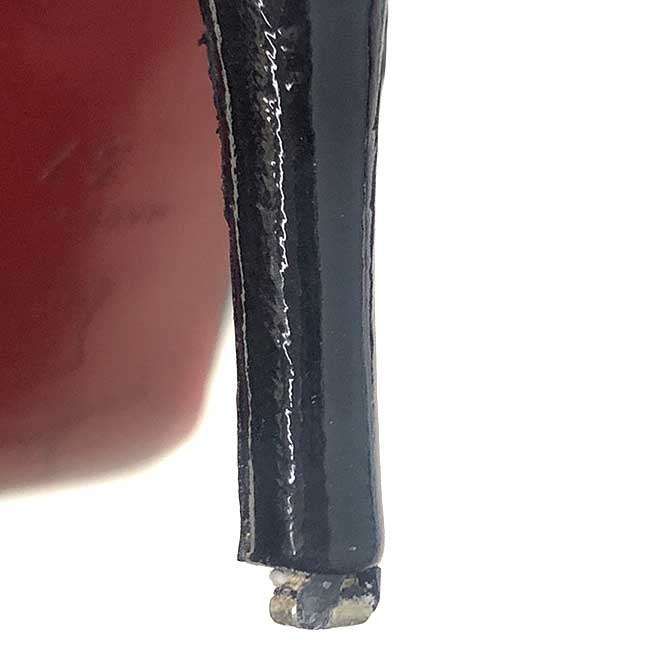 【定番品】クリスチャンルブタン☆エナメル☆パンプス☆黒☆37☆ポインテッドトゥー Christian Louboutin クリスチャンルブタン ポインテッドトゥ