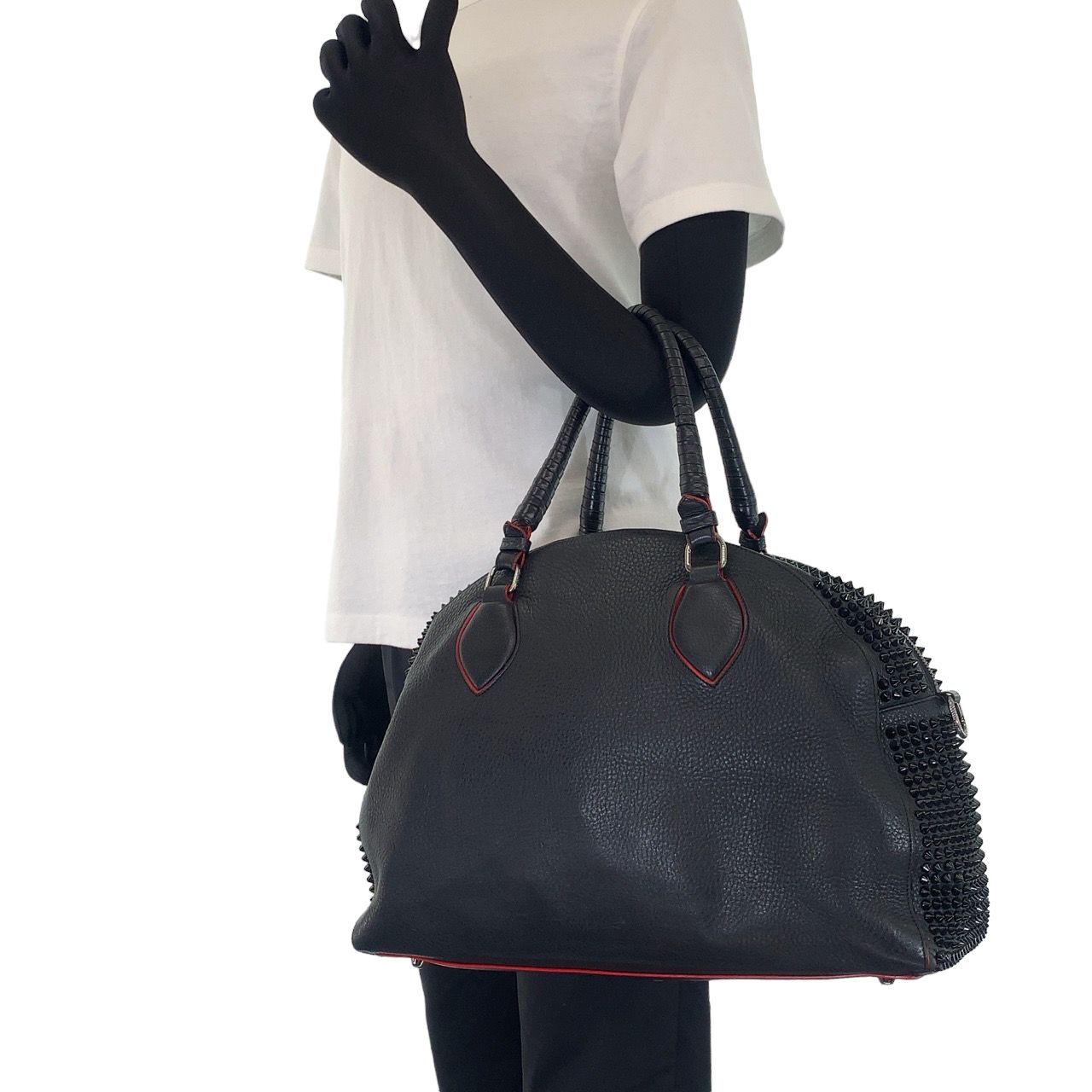 美品　ルブタン　スタッズボストンバッグ黒 Christian Louboutin(クリスチャンルブタン) / スタッズボストン